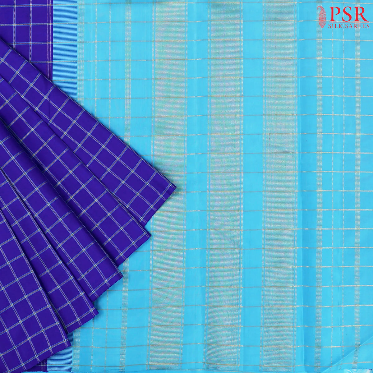 Royal Blue Kanchipuram Silk Saree
