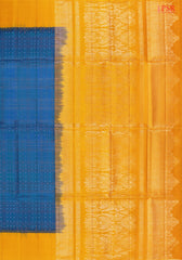 Prussain Blue Soft Silk Saree