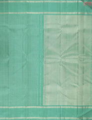 Aqua Pearl Kanchipuram Silk Saree