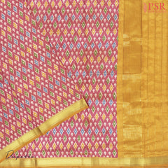 Marigold Yellow Soft Patola Dress Material