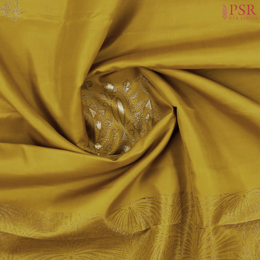 Old Gold Kanchipuram Silk Saree