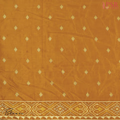 Yellow Ikkat Tussar Saree