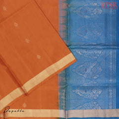 Peacock Blue Silk Dress Material