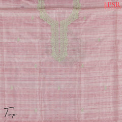 Light Pink Kota Tissue Dress Material