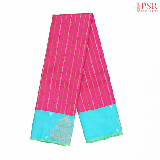 Rani Pink Kanchipuram Silk Saree