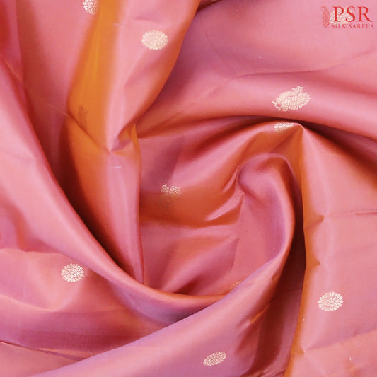 Onion Pink Kanchipuram Silk Saree