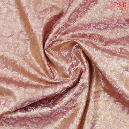Kobi Pink Kanchipuram Tissue Silk Saree