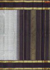 Grey Kanchipuram Silk Saree