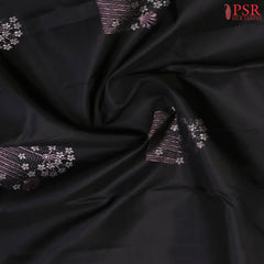 Black Kanchipuram Silk Saree