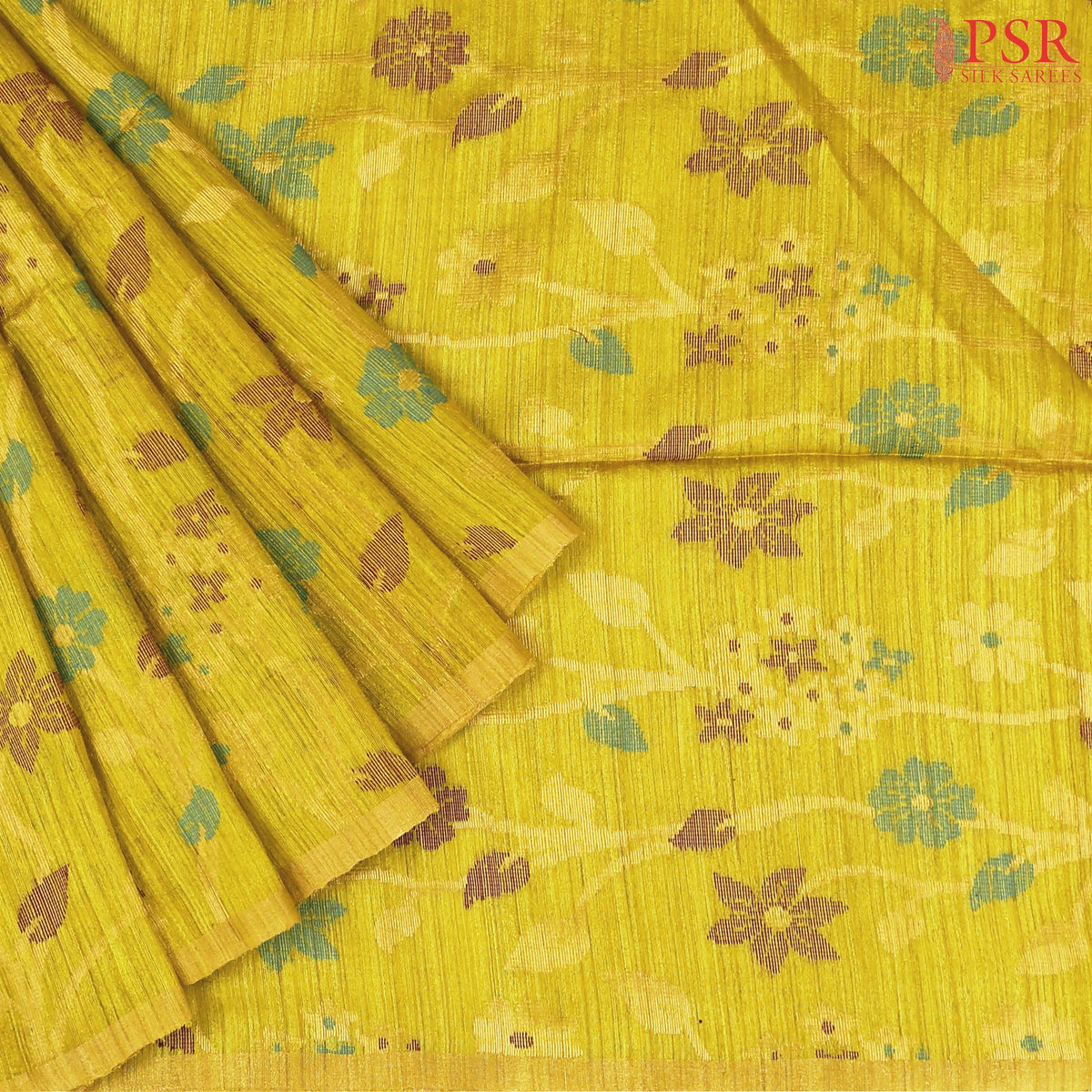 Warm Gold Kadhi Tussar Silk Saree