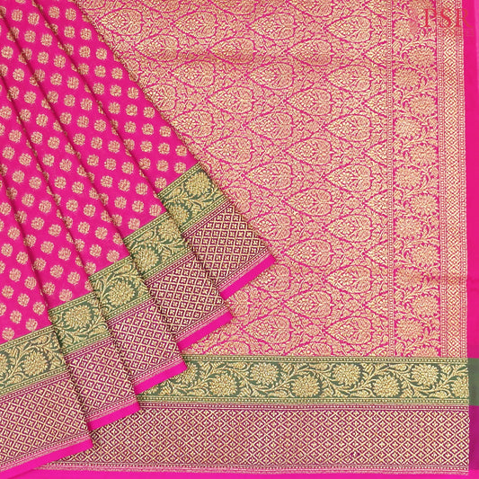 Magenta Pink Summer Silk Saree
