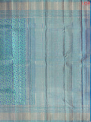 Egyptian Green Kanchipuram Jacquard Silk Saree