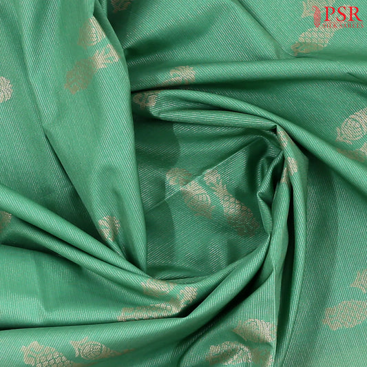 Jade Green Tissue Soft Art Silk Saree