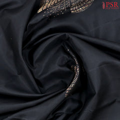 Black Kanchipuram Silk Saree