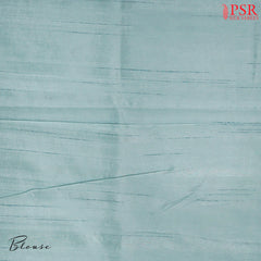 Light Blue Kosa Embroidery Saree