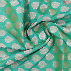Spring Green Banarasi Silk