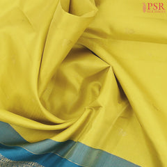 Olive Yellow Kanchipuram Silk Saree