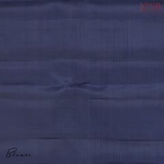 Navy Blue Kanchipuram Silk Saree