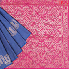 Yale Blue Soft Art Silk Saree