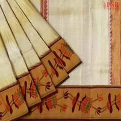 Golden Bridal Kanchipuram Tissue Silk Saree