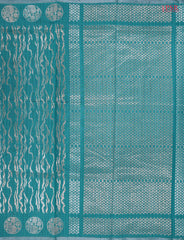 Cyan Semi Tussar Saree