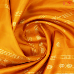 Mustard Yellow Kanchipuram Silk Saree