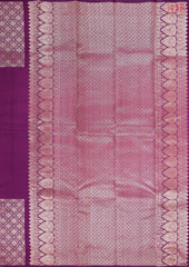 Magenta Purple Kanchipuram Silk Saree
