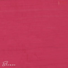 Cerise Pink Kalakshetra Kovai Cotton Saree