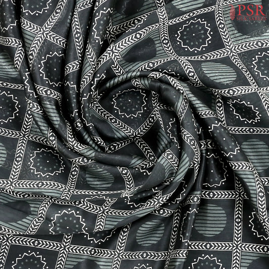 Phthalo Green Chanderi Silk Cotton Saree