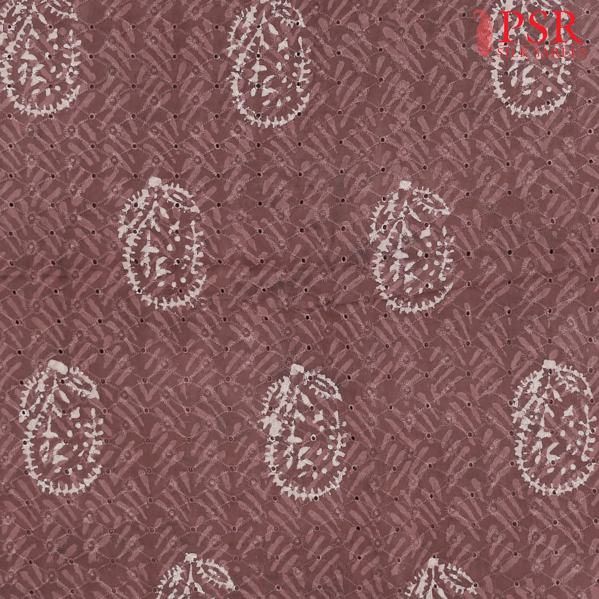 Brown Hacoba Embroidery Running Material