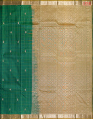 Emerald Green Arani Silk Saree