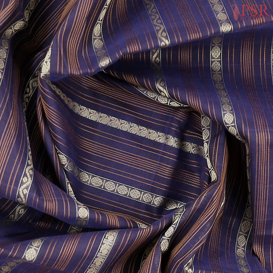 Indigo Blue Kalakshetra Kovai Cotton Saree