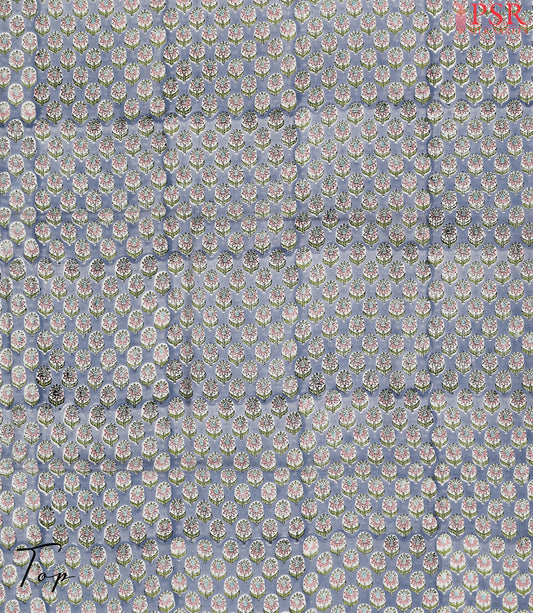 Cool Grey Pure Cotton Dress Material