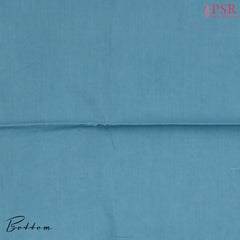 Carolina Blue Cotton Dress Material