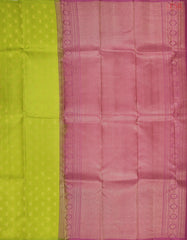 Chartreuse Green Fancy Kanchipuram Silk Saree
