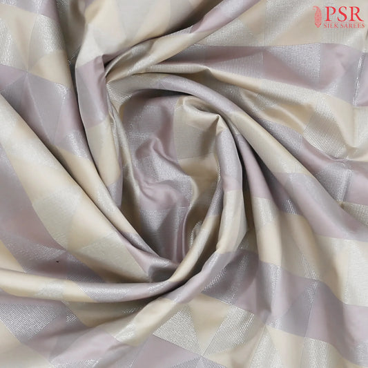 Beige & Purple Soft Art Silk Saree