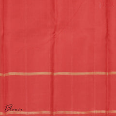 Amber Yellow Kanchipuram Silk Saree