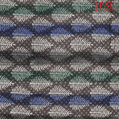 Dark Taupe Dabu Print Running Material