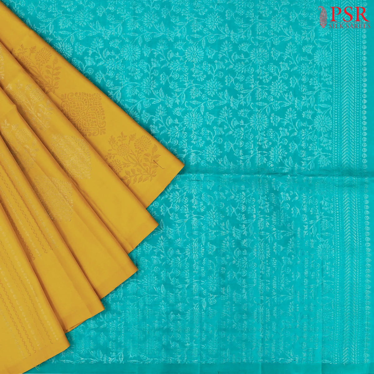 Tuscany Yellow Soft Silk Saree