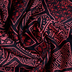 Black Chanderi Silk Cotton Saree