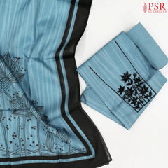 Steel Blue Kota Dress Material