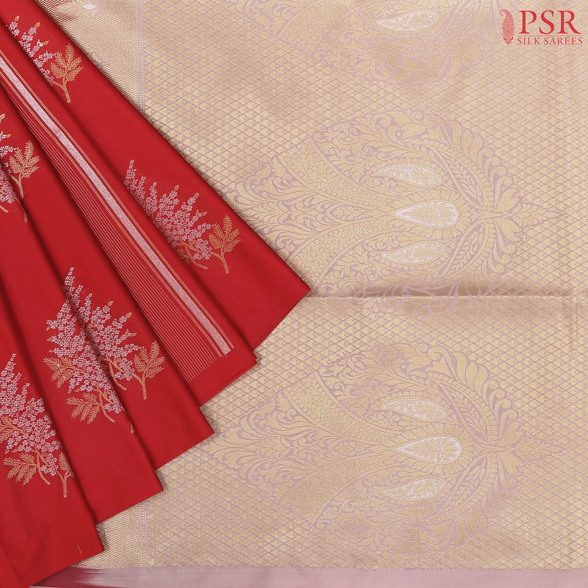 Red Soft Art Silk Saree