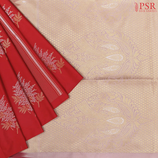 Red Soft Art Silk Saree