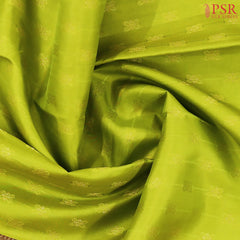 Chartreuse Green Fancy Kanchipuram Silk Saree