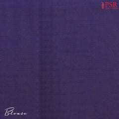 Indigo Blue Kalakshetra Kovai Cotton Saree