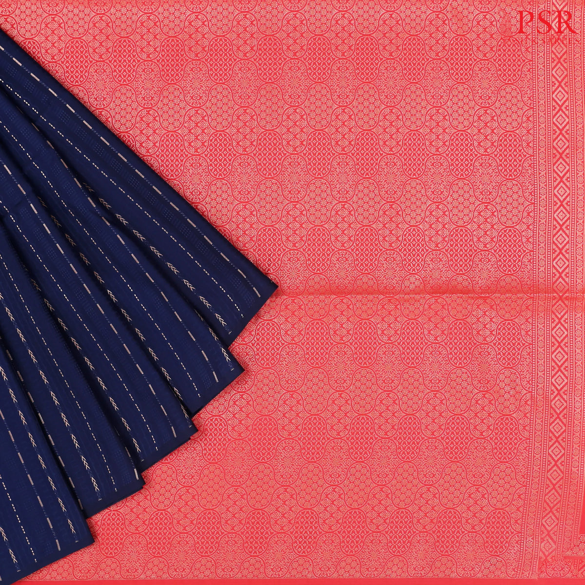 Dark Blue Soft Art Silk Saree