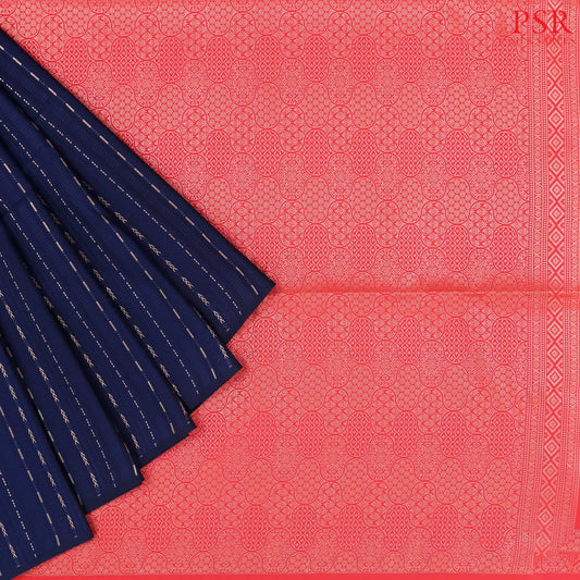 Dark Blue Soft Art Silk Saree