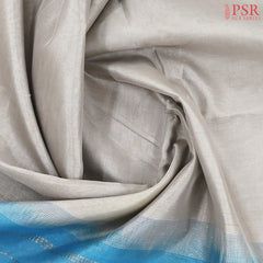 Grey Cotton Silk Saree