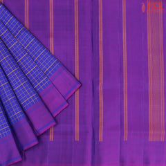 Royal Blue Arani Silk Saree