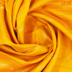 Amber Yellow Soft Silk Saree